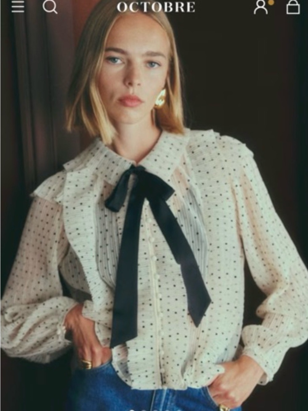 Sezane Jola Blouse Sold out! NWOT